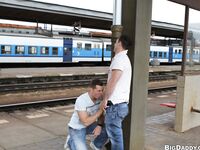 Op10388 - Out In Public - This Guy Loves It Raw In The Ass - Thomas Finn & Andy West - Jun 22 2012 - BangBros, BigDaddy - Cumshots