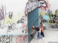 Op10389 - Out In Public - Fucked Bareback Outside - John Hill & Max Born - Jun 29 2012 - BangBros, BigDaddy - HandJob