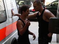 Op10515 - Out In Public - Twink Gets Fucked Outside - Martin Love & Michal Herak - Jul 20 2012 - BangBros, BigDaddy - Massage