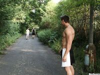 Op10595 - Out In Public - Raw Sex In A Public Park - Alex Brinsky & Martin Rusek - Aug 3 2012 - BangBros, BigDaddy - Posing