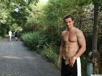 Op10595 - Out In Public - Raw Sex In A Public Park - Alex Brinsky & Martin Rusek - Aug 3 2012 - BangBros, BigDaddy - Posing