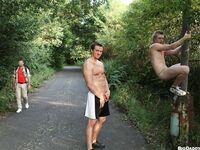 Op10595 - Out In Public - Raw Sex In A Public Park - Alex Brinsky & Martin Rusek - Aug 3 2012 - BangBros, BigDaddy - Posing