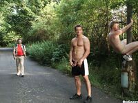 Op10595 - Out In Public - Raw Sex In A Public Park - Alex Brinsky & Martin Rusek - Aug 3 2012 - BangBros, BigDaddy - Posing