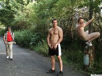 Op10595 - Out In Public - Raw Sex In A Public Park - Alex Brinsky & Martin Rusek - Aug 3 2012 - BangBros, BigDaddy - Posing