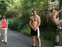 Op10595 - Out In Public - Raw Sex In A Public Park - Alex Brinsky & Martin Rusek - Aug 3 2012 - BangBros, BigDaddy - Posing