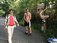 Op10595 - Out In Public - Raw Sex In A Public Park - Alex Brinsky & Martin Rusek - Aug 3 2012 - BangBros, BigDaddy - Posing