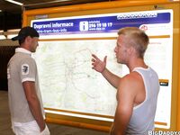 Op10643 - Out In Public - Train Station Bareback Fucking - Denis Reed & Jan Mendel - Aug 24 2012 - BangBros, BigDaddy - BigDaddy