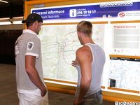 Op10643 - Out In Public - Train Station Bareback Fucking - Denis Reed & Jan Mendel - Aug 24 2012 - BangBros, BigDaddy - BigDaddy