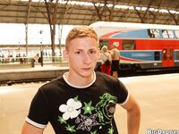 Op10673 - Out In Public - Getting Bareback Sex On A Train - Roman Klaska & Dima Lauren - Aug 31 2012 - BangBros, BigDaddy - BlowJob