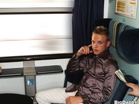 Op10673 - Out In Public - Getting Bareback Sex On A Train - Roman Klaska & Dima Lauren - Aug 31 2012 - BangBros, BigDaddy - BlowJob