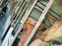 Op10673 - Out In Public - Getting Bareback Sex On A Train - Roman Klaska & Dima Lauren - Aug 31 2012 - BangBros, BigDaddy - BlowJob