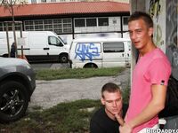 Op10704 - Out In Public - Fucking Outside And Not Caring - Drago Lembeck & Tomas Adamec - Sep 14 2012 - BangBros, BigDaddy - Cumshots