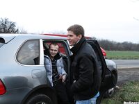 Op11007 - Out In Public - Highway Lovers Fuck Roadside! - Jindra Hojer & Tonny Ross - Nov 23 2012 - BangBros, BigDaddy - Bareback