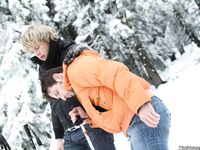 Op11218 - Out In Public - Bare-Back Ski Mountain! - Rado Zuska & Marek Kral - Jan 11 2013 - BangBros, BigDaddy - Big Dick