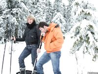 Op11218 - Out In Public - Bare-Back Ski Mountain! - Rado Zuska & Marek Kral - Jan 11 2013 - BangBros, BigDaddy - Big Dick