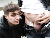 Op11697 - Out In Public - Getting Anal From A Dude On The Rooftop - Angelo Brada & Rudy Valentino - Apr 26 2013 - BangBros, BigDaddy - Muscles