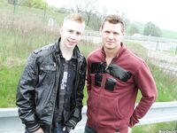 Op11761 - Out In Public - Men Fucking On The Road - Thomas Finn & Justin Conway - May 10 2013 - BangBros, BigDaddy - HandJob