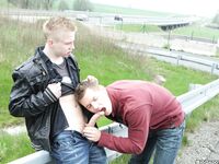 Op11761 - Out In Public - Men Fucking On The Road - Thomas Finn & Justin Conway - May 10 2013 - BangBros, BigDaddy - HandJob