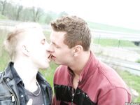 Op11761 - Out In Public - Men Fucking On The Road - Thomas Finn & Justin Conway - May 10 2013 - BangBros, BigDaddy - HandJob