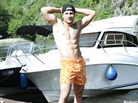 Op11849 - Out In Public - Two Dudes Have Anal Sex On The Boat! - Rudy Bodlak & Michael Lope - Jun 21 2013 - BangBros, BigDaddy - Posing