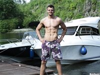 Op11849 - Out In Public - Two Dudes Have Anal Sex On The Boat! - Rudy Bodlak & Michael Lope - Jun 21 2013 - BangBros, BigDaddy - Posing