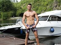 Op11849 - Out In Public - Two Dudes Have Anal Sex On The Boat! - Rudy Bodlak & Michael Lope - Jun 21 2013 - BangBros, BigDaddy - Posing
