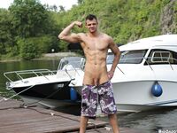 Op11849 - Out In Public - Two Dudes Have Anal Sex On The Boat! - Rudy Bodlak & Michael Lope - Jun 21 2013 - BangBros, BigDaddy - Posing