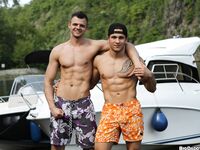 Op11849 - Out In Public - Two Dudes Have Anal Sex On The Boat! - Rudy Bodlak & Michael Lope - Jun 21 2013 - BangBros, BigDaddy - Posing