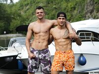 Op11849 - Out In Public - Two Dudes Have Anal Sex On The Boat! - Rudy Bodlak & Michael Lope - Jun 21 2013 - BangBros, BigDaddy - Posing