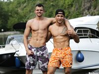 Op11849 - Out In Public - Two Dudes Have Anal Sex On The Boat! - Rudy Bodlak & Michael Lope - Jun 21 2013 - BangBros, BigDaddy - Posing