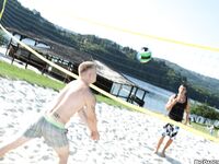 Op12295 - Out In Public - Volley-Ball & Some Dick! - Paul Fresh & Michael Lope - Sep 20 2013 - BangBros, BigDaddy - Posing
