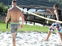 Op12295 - Out In Public - Volley-Ball & Some Dick! - Paul Fresh & Michael Lope - Sep 20 2013 - BangBros, BigDaddy - Posing