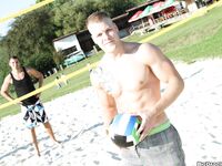 Op12295 - Out In Public - Volley-Ball & Some Dick! - Paul Fresh & Michael Lope - Sep 20 2013 - BangBros, BigDaddy - Posing