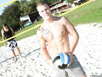 Op12295 - Out In Public - Volley-Ball & Some Dick! - Paul Fresh & Michael Lope - Sep 20 2013 - BangBros, BigDaddy - Posing