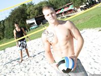 Op12295 - Out In Public - Volley-Ball & Some Dick! - Paul Fresh & Michael Lope - Sep 20 2013 - BangBros, BigDaddy - Posing