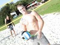 Op12295 - Out In Public - Volley-Ball & Some Dick! - Paul Fresh & Michael Lope - Sep 20 2013 - BangBros, BigDaddy - Posing