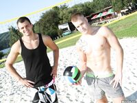 Op12295 - Out In Public - Volley-Ball & Some Dick! - Paul Fresh & Michael Lope - Sep 20 2013 - BangBros, BigDaddy - Posing