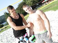 Op12295 - Out In Public - Volley-Ball & Some Dick! - Paul Fresh & Michael Lope - Sep 20 2013 - BangBros, BigDaddy - Posing