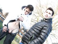 Op12710 - Out In Public - Hitch Hikers Love The Dick! - Chris Reed & Matt Boner - Jan 17 2014 - BangBros, BigDaddy - Muscles