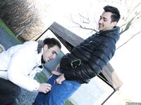 Op12710 - Out In Public - Hitch Hikers Love The Dick! - Chris Reed & Matt Boner - Jan 17 2014 - BangBros, BigDaddy - Muscles