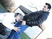Op12710 - Out In Public - Hitch Hikers Love The Dick! - Chris Reed & Matt Boner - Jan 17 2014 - BangBros, BigDaddy - Muscles