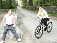 Op13102 - Out In Public - Outdoor Anal Sex On The Bike Trails - Thomas Finn & Peter Filo - May 9 2014 - BangBros, BigDaddy - Massage