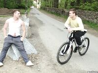 Op13102 - Out In Public - Outdoor Anal Sex On The Bike Trails - Thomas Finn & Peter Filo - May 9 2014 - BangBros, BigDaddy - Massage
