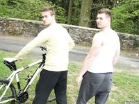 Op13102 - Out In Public - Outdoor Anal Sex On The Bike Trails - Thomas Finn & Peter Filo - May 9 2014 - BangBros, BigDaddy - Massage
