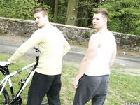 Op13102 - Out In Public - Outdoor Anal Sex On The Bike Trails - Thomas Finn & Peter Filo - May 9 2014 - BangBros, BigDaddy - Massage