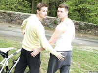 Op13102 - Out In Public - Outdoor Anal Sex On The Bike Trails - Thomas Finn & Peter Filo - May 9 2014 - BangBros, BigDaddy - Massage