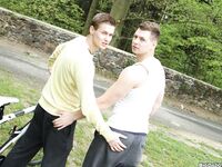 Op13102 - Out In Public - Outdoor Anal Sex On The Bike Trails - Thomas Finn & Peter Filo - May 9 2014 - BangBros, BigDaddy - Massage