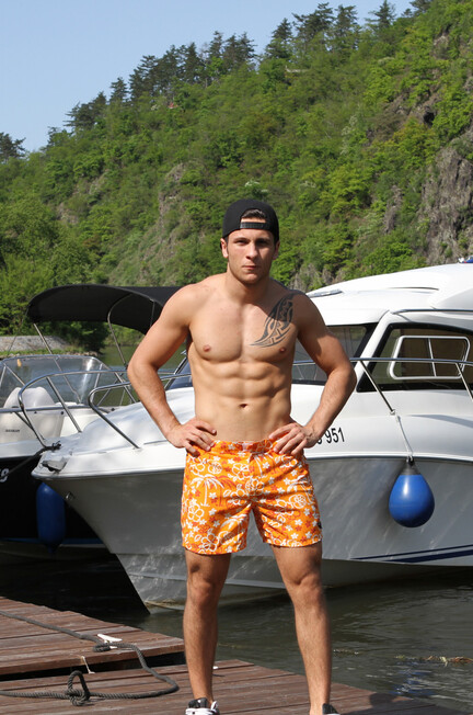Op11849 - Out In Public - Two Dudes Have Anal Sex On The Boat! - Rudy Bodlak & Michael Lope - Jun 21 2013 - BangBros, BigDaddy - Posing