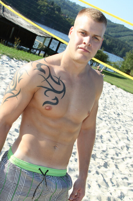 Op12295 - Out In Public - Volley-Ball & Some Dick! - Paul Fresh & Michael Lope - Sep 20 2013 - BangBros, BigDaddy - Posing